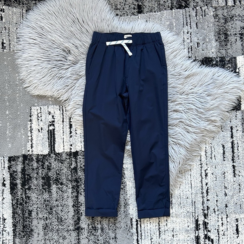 Crewcuts Active Navy Blue Jogger Pants Elastic Waist Drawstring Kids Size 10 $54